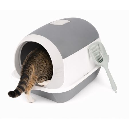 Arenero Cerrado Para Gatos Gadnic PEPT01 Litera Bandeja Anti Olor Con Pala