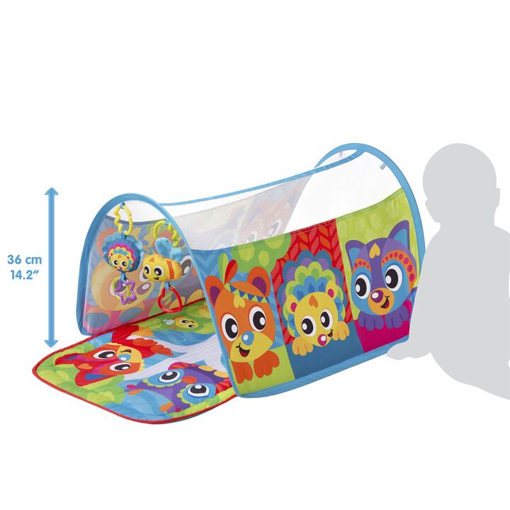 Gimnasio Honey Bee Bear Activity Tunnel Playgro - Vista 6