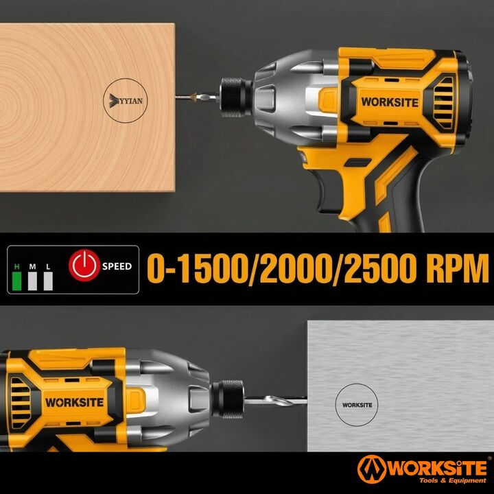 Atornillador De Impacto A Batería Brushless Worksite 270nm - Vista 4