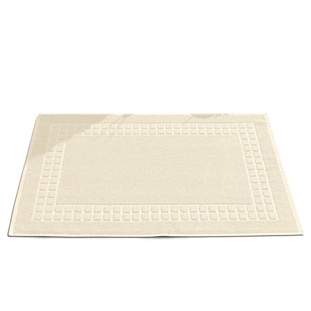 Toalla de pies para baño Domus 50 x 80 color Marfil Espácity