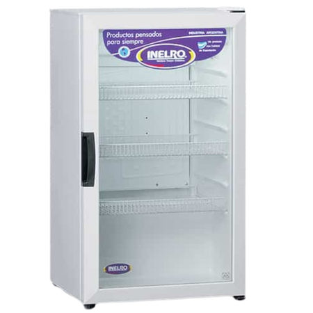 Heladera Exhibidora Vertical Inelro Mt120 106 Litros Blanco