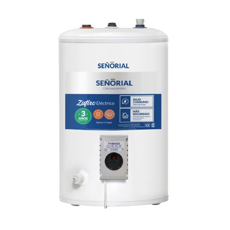 Termotanque Señorial Electrico 50Lts Linea Zafiro TESZ65 C.Sup
