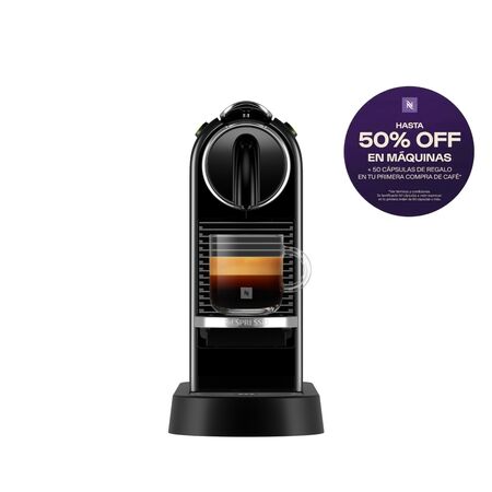 Cafetera Nespresso Citiz Negra D113-AR-BK-NE2