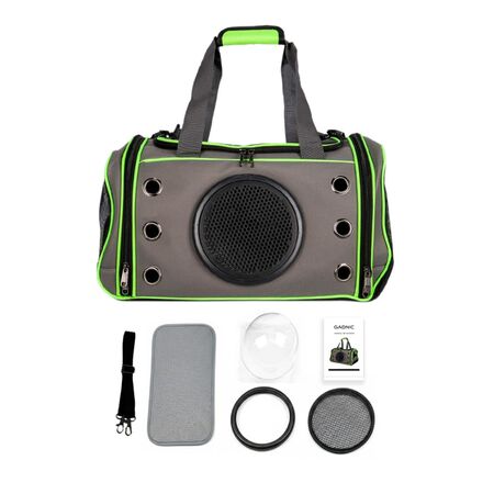 Bolso Transportador de Mascotas Gadnic con Cápsula Ventana 360°