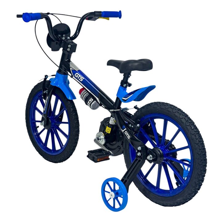 Bicicleta de paseo R16 con cantimplora GTS azul - Vista 4