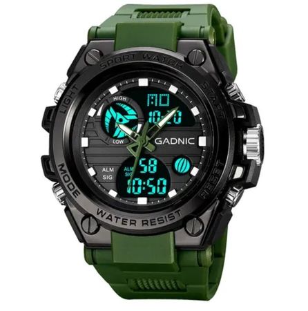 Reloj De Hombre Analógico Digital Gadnic Multifuncional Impermeable 