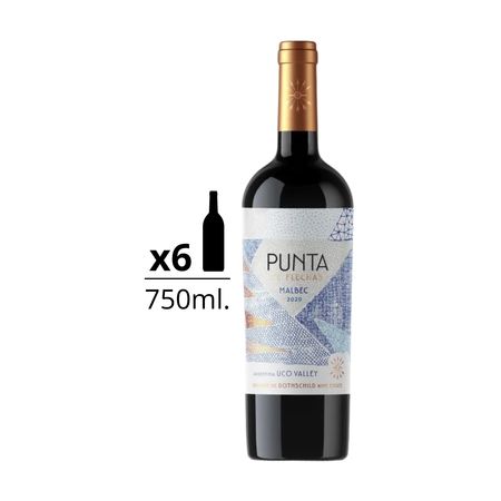 Vino Tinto Punta De Flechas Malbec Caja x 6