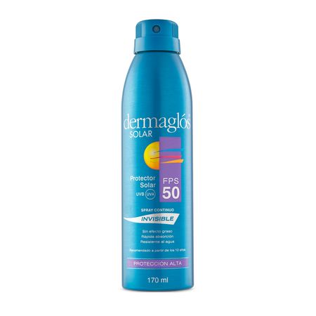 Protector Solar Dermaglos Fps 50 Spray Continuo 170ml