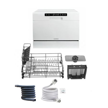 Lavavajillas De Mesada Gadnic Pro 6 Espacios 6 Programas De Lavado Secado Con Aire Caliente