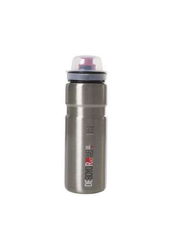 Caramañola Elite Deboyo Race Inox Unisex Ciclismo Gris