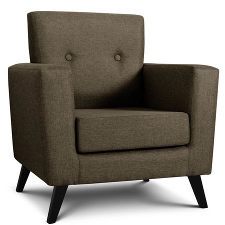 Sillón 1 Cuerpo Escandinavo Enrique Tapizado Aspen Mustang Espácity