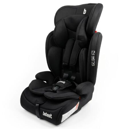 Butaca+Booster Para Auto Utilizable Para Niños De 9 A 36 Kg Bebesit 9021-D Negro