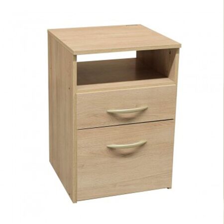 Mesa De Luz 1 Puerta 1 Cajón Platinum Savanna