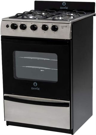 Cocina Escorial Multigas Master Style 56 Cm 4 Hornallas