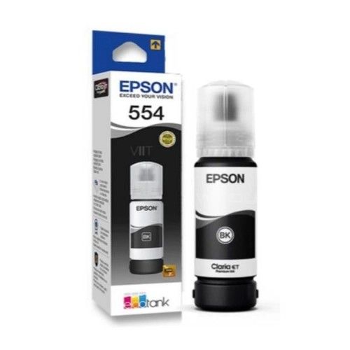 Botella de Tinta Epson 554 Negra Mate - Vista 1