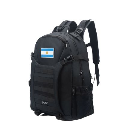 Mochila Tactica Negra Militar 40 Litros Ajuste Pectoral Abdominal Hombre Porta Notebook EM161
