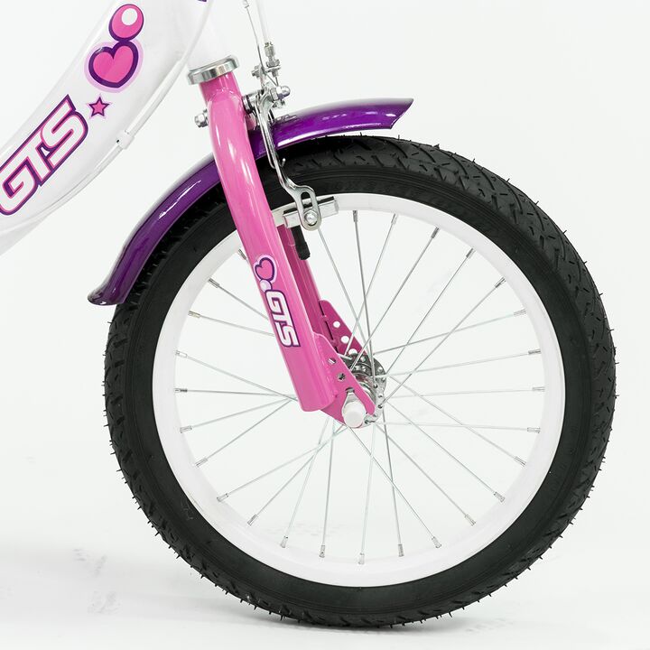 Bicicleta GTS R16 de paseo Blanca - Vista 10