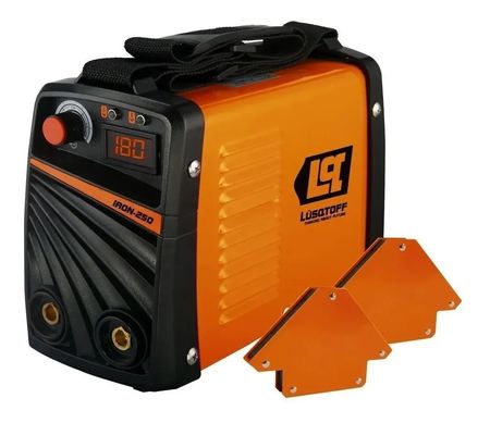 Soldadora Inverter Mma Tig Lusqtoff Iron 250 + 2 Escuadras