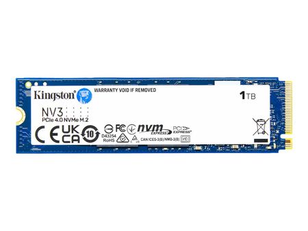 Disco sólido interno Kingston 1TB NV3 PCIE NVME M2