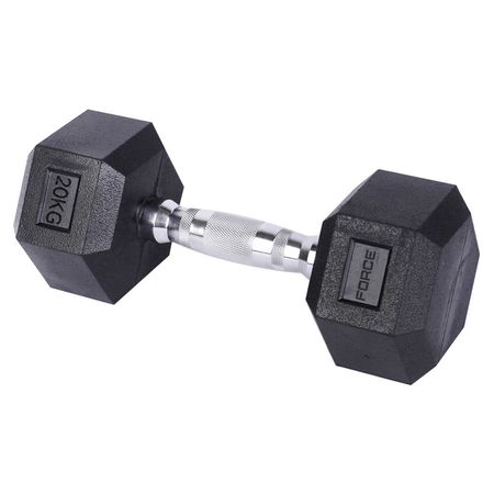 Mancuerna Hexagonal Force By Gadnic 20KG Agarre Seguro