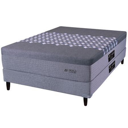 Colchon y Sommier King Koil Kingsbury 2 Plazas y Media 140x190 De Resortes Pocket con Espuma Inteligente