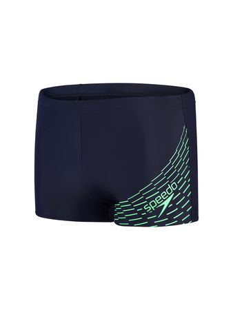 Malla Speedo Medley Logo Hombre Natación Azul