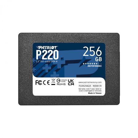 Disco SSD Patriot P220 256GB 2.5 SATA3 PS001662