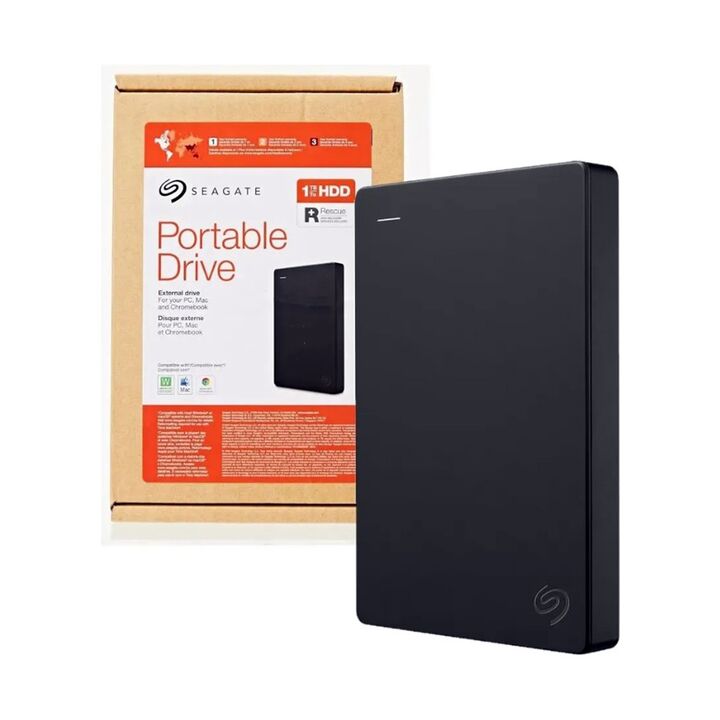 Disco Externo 1TB Seagate 2.5 USB 3.0 Portable Negro - Vista 1
