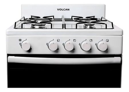Cocina Volcan 87644v 4 Hornallas Blanca Multigas Gn/glp