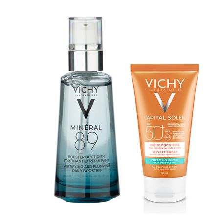 Set Vichy Ideal Soleil Toque Seco + Mineral 89 50ml