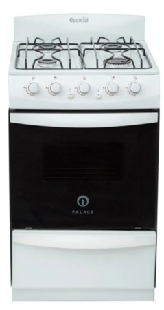 COCINAS ESCORIAL PALACE CRISTAL BLANCA 51CM GAS ENVASADO