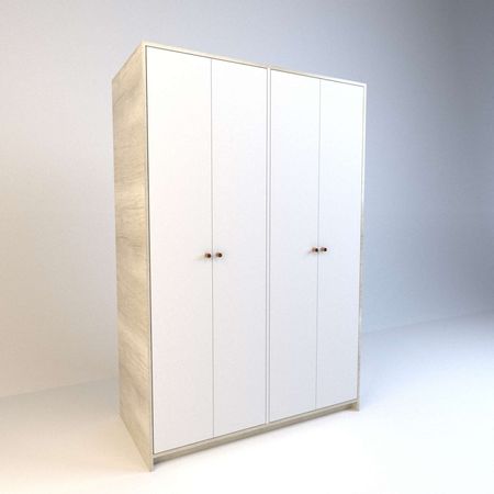 Placard De Abrir 1,2m 4 Puertas 2 Cajones Nevado Everest Tables