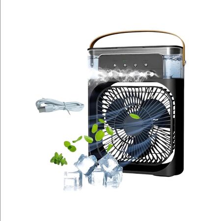 Ventilador con Rociador de Agua Recargable USB (FAN-COOLSPRAY-USB)