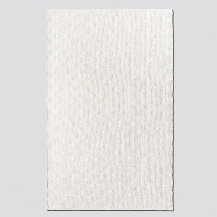 Alfombra simil Yute Off White - 300x400 cm - Vista 1