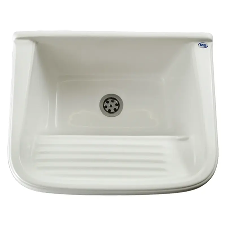 Pileta Lav PS730 60x50x30cm Amurar BL MS MARMOL SINTETICO