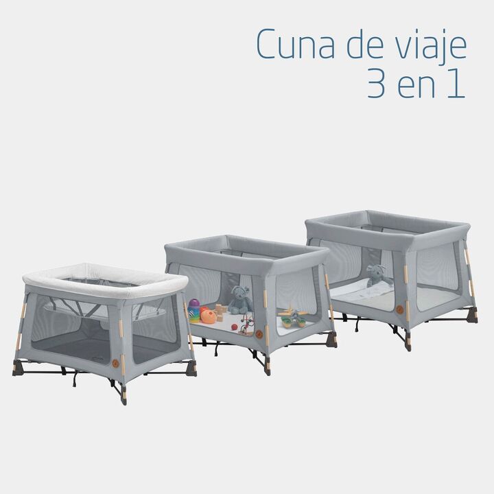 CUNA DE VIAJE 3 EN 1 SWIFT BEYOND GREY ECO MAXI COSI - Vista 10