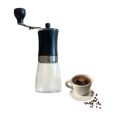 Molinillo De Cafe Manual Moledora Molino Vidrio Waggs