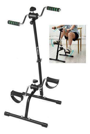 Mini Bicicleta Fija Dehuka Pedalera Ancianos Rehabilitacion Ejercicio Color Negro