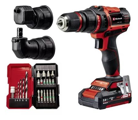 Taladro Atornillador Einhell Te-cd 18/45 18v Con Accesorios