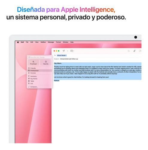 iMac 24 M4 10cpu 10gpu 16gb 512gb - Rosa - Teclado Inglés - Vista 4