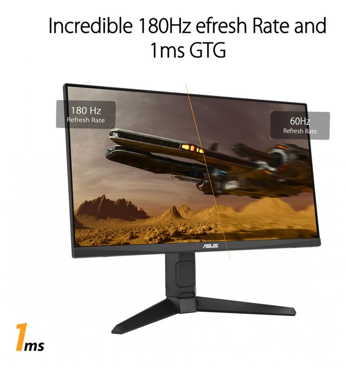 Monitor Gamer ASUS VG249QL3A FHD IPS 180Hz 1ms - Vista 3