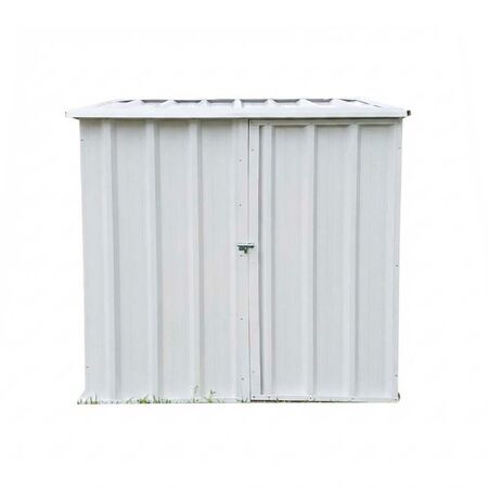 Armario Deposito  Galpon de jardin  Casi 2x1x2 Techo 1 agua Blanco DON ACERO 