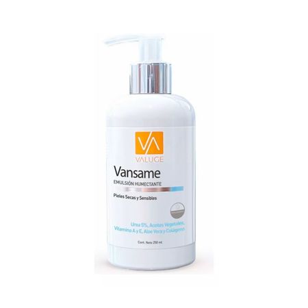 Vansame Emulsion Urea 5% Vitamina A Y E Humectante 250ml