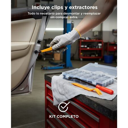 Kit de 240 Piezas Gadnic Herramienta De Extracción De Molduras Clips