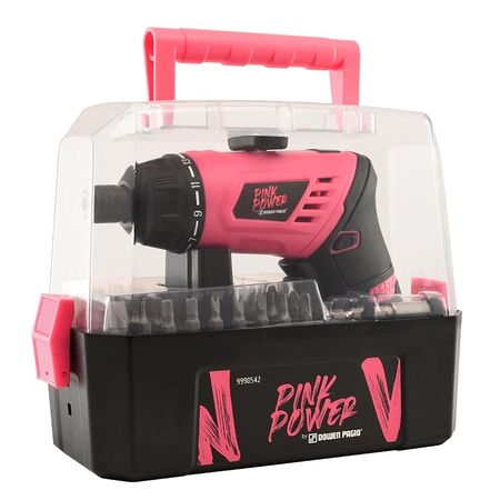 Atornillador Dowen Pagio Bateria 3,6V 50 pcs Pink Power