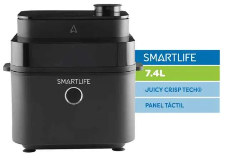 Freidora Sin Aceite Smartlife 7.4Lts Digital Táctil 1650Watts