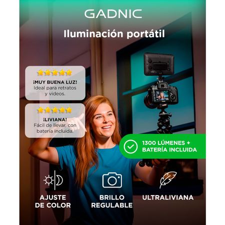Luz Continua Gadnic F13-9090PH 1300 Lumens 10w