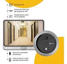 Mirilla Inteligente EZVIZ Pantalla 4,3" Resolución 2K Ángulo 166°