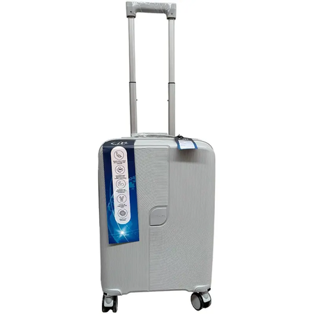 Valija Gr Carry On 20 Waterproof Gris Claro
