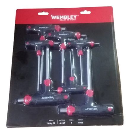 Juego de Llaves T Allen Wembley Ergonomica 7 Piezas